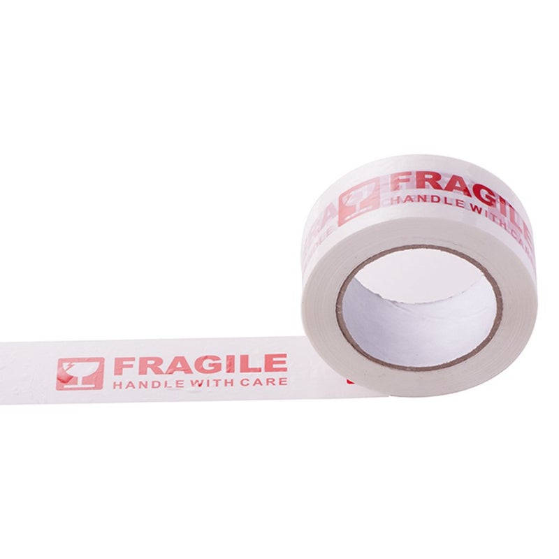 Agutape AGU Warning Fragile Tape-Handle with Care Packing Printing Tape-2 Inch x 330 Feet (110 Yards) -1 Roll - Image 3